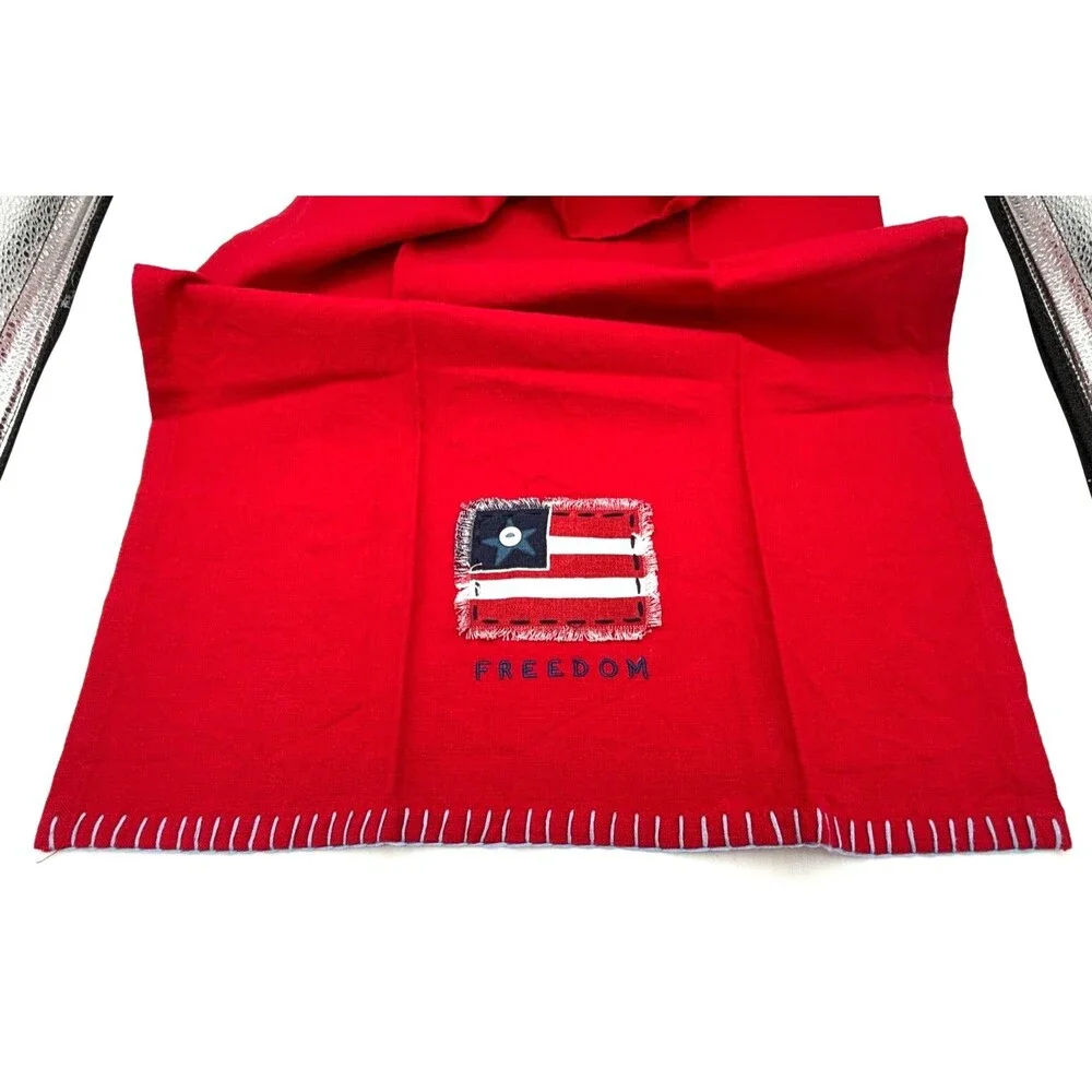 Kay Dee Designs Large Tea Towels Set of 3 Americana Patriotic Liberty Free 16x26